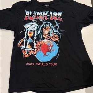 Blink-182 Black Graphic Tee - Short Sleeve